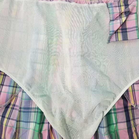 Polo Ralph Lauren 1XL Swim Trunks Plaid Pastel